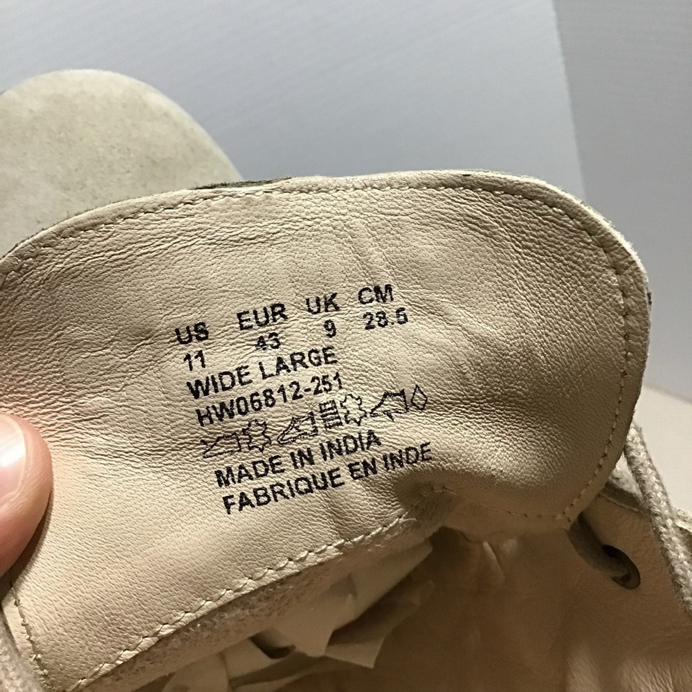 Hush‎ Puppies Women's Size 11 Taupe Chukka Ankle Made In India Boot old Money - Picture 8 of 9